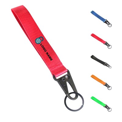 Durable Key Lanyard with Metal Clasp