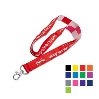 Conference Polyester Lanyard w/ Lobster Claw