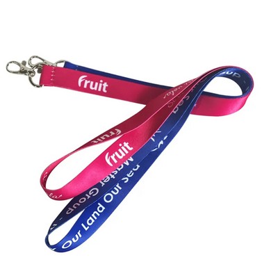 5/8" Sublimation Printing logo Lanyard