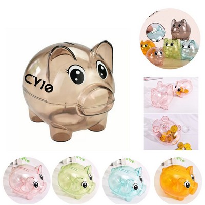 Transparent Piggy Bank